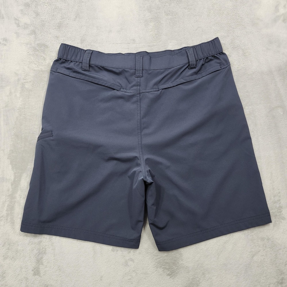 Weatherproof Vintage Shorts Mens 36 Gray Stretch Microfiber Elastic Waist Travel